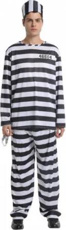 Gefängnisinsasse Kostüm "Prisoner" MIESEPETER®