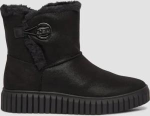 Gefütterte Boots mit Plateausohle