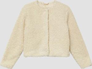 Gefütterte Teddyplüsch-Jacke mit Glitzergarn