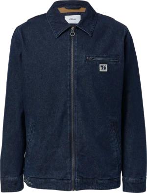 Gefüttertes Denim-Overshirt mit Eingrifftaschen