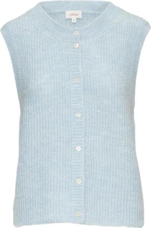 Geknöpfte Strickweste