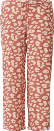 Gemusterte Hose aus Musselin