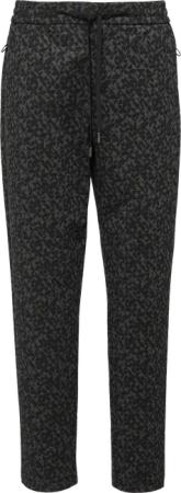 Gemusterte Jogpants und Reißverschlusstaschen