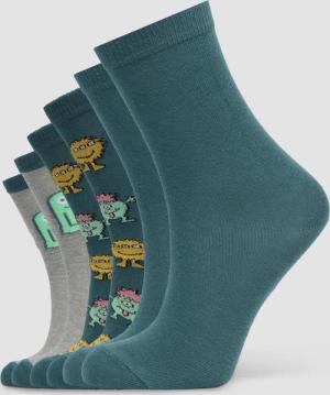 Gemusterte Langschaftsocken im 3er-Pack