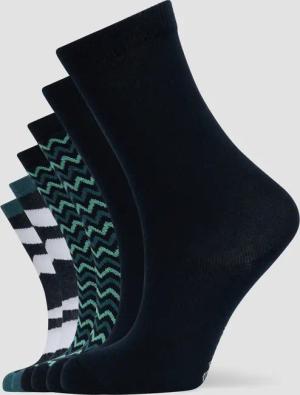 Gemusterte Langschaftsocken im 6er-Pack