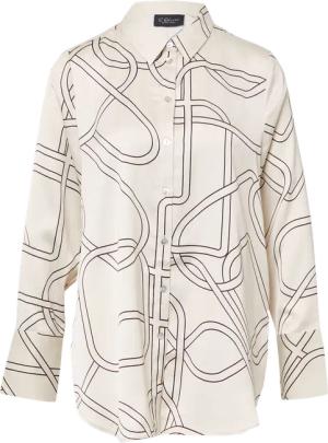 Gemusterte Longbluse aus Satin