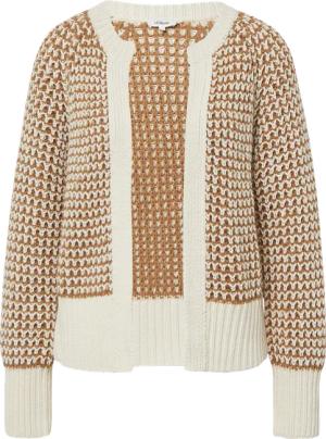 Gemusterte Strickjacke mit Raglanärmeln im Relaxed Fit