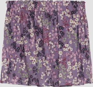 Gemusterter Rock aus unterlegtem Mesh