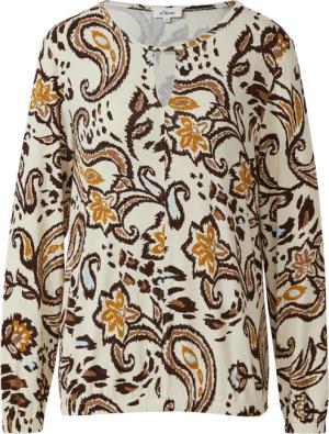 Gemustertes T-Shirt im O-Shape