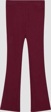 Gerippte Flared-Leggings