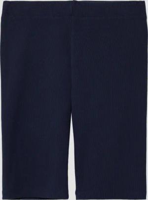 Gerippte Radlerhose mit Elastikbund