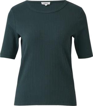 Geripptes Jerseyshirt aus Baumwollstretch