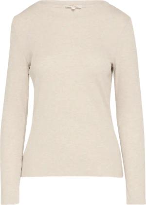 Geripptes Langarmshirt im Slim Fit