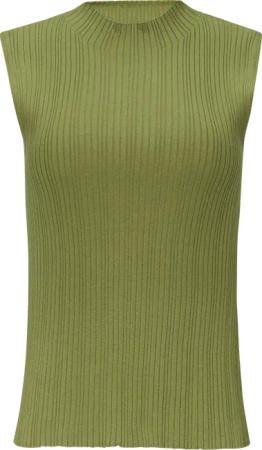 Geripptes Stricktop aus Viskosestretch