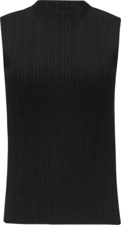 Geripptes Stricktop aus Viskosestretch