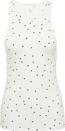 Geripptes Tanktop mit All-over-Print