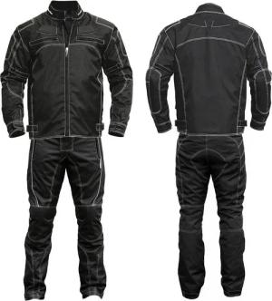 German Wear Motorradkombi GW310K (Set, 2-tlg., mit CE-Protektoren) 2-teiler Motorradjacke + Motorradhose