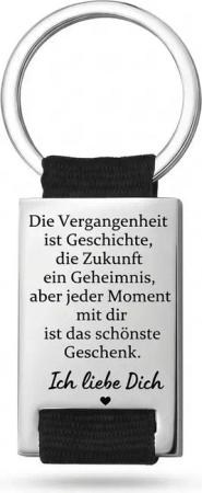 Geschenkehöhle Schlüsselanhänger PREMIUM Schlüsselanhänger mit edler Gravur als Schutzengel, Ein Schlüsselanhänger – fünf Botschaften, ein Gefühl: Liebe.