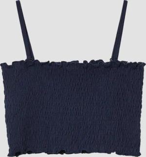 Gesmoktes Crop-Top mit abnehmbaren Spaghettiträgern