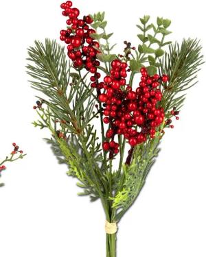 Gestecke, formano, Höhe 30 cm, Farbe: natur, Motiv: Beeren