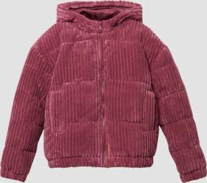Gesteppte Cord-Jacke mit Kapuze