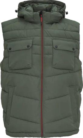 Gesteppte Weste mit abnehmbarer Kapuze