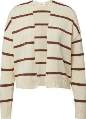 Gestreifter Cardigan aus Baumwollmix