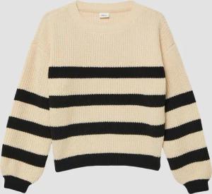 Gestreifter Chenille Pullover im Loose Fit