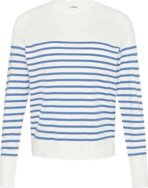 Gestreifter Pullover aus Viskosemix