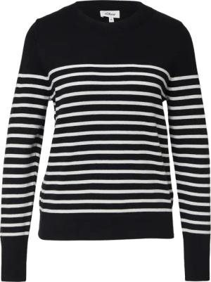 Gestreifter Pullover aus Viskosemix