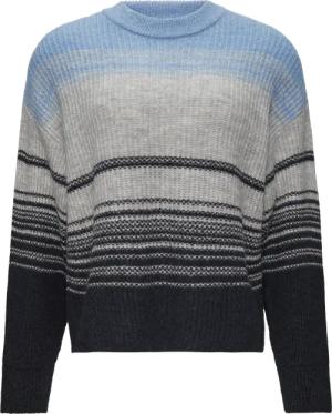 Gestreifter Strickpullover im Relaxed Fit