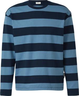 Gestreiftes Langarmshirt aus Baumwolle im Modern Fit