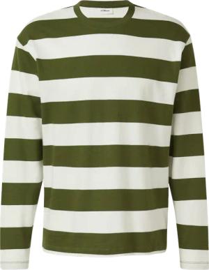 Gestreiftes Langarmshirt aus Baumwolle im Modern Fit