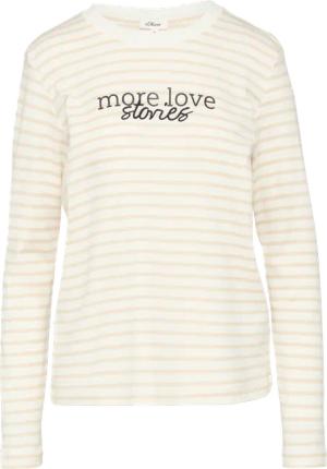 Gestreiftes Langarmshirt im Relaxed Fit mit Artwork