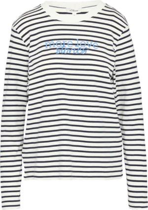 Gestreiftes Langarmshirt im Relaxed Fit mit Artwork