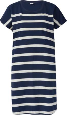 Gestreiftes Nachthemd aus Baumwollmix