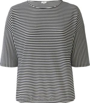 Gestreiftes T-Shirt im Relaxed Fit mit 3/4-Ärmeln
