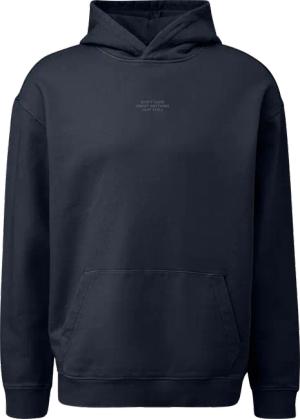 Gewaschener Hoodie mit kleinem Frontprint