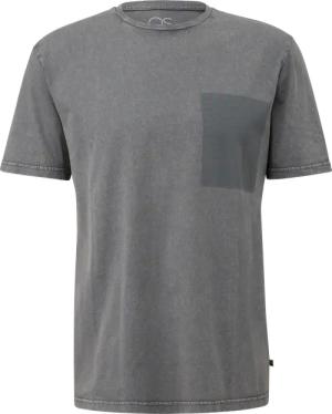 Gewaschenes T-Shirt mit Kontrast-Detail