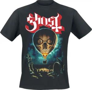 Ghost T-Shirt - Hot Air Baloon - 3XL - für Männer - Größe 3XL - schwarz  - Lizenziertes Merchandise!