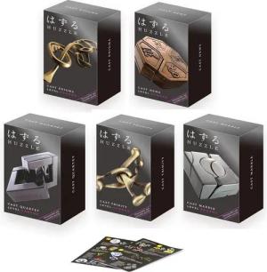 GICO Spielesammlung Huzzle Cast Puzzle Mega-Set, Trinity, Marble