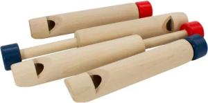 GICO Spielesammlung Lotusflöten Pfeifen mit Tonänderung - 4 Stück - 7926