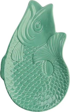 Giftcompany Dekoteller Monsieur Carafon Fisch Dekoteller mint cream 25,3x16cm