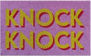 Giftcompany Fußmatte Fußmatte aus Kokosfasern Knock Knock (75x45cm)