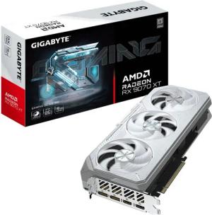 Gigabyte Radeon RX 9070 XT GAMING OC ICE 16G Grafikkarte - 16GB GDDR6, 256bit, Grafikkarte (16 GB, GDDR6)