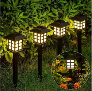 GIGALUMI LED Gartenleuchte, LED fest integriert, Warmweiß, für Garten, Landschaft, Weg, Innenhof, Terasse, Auffahrt