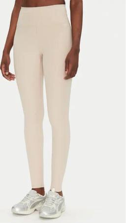 Girlfriend Collective Leggings Rib High-Rise 4034 Beige Slim Fit