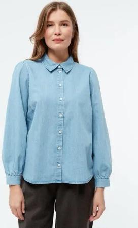 Givn Berlin Jeansbluse GBLYRA in elegantem Schnitt