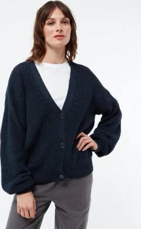 Givn Berlin Strickcardigan GBDESIREE oversize aus Bio-Baumwolle mit Perlmuster-Strick