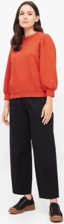 Givn Berlin Sweater GBCLOUDY aus recycelter Baumwolle mit Puffärmeln